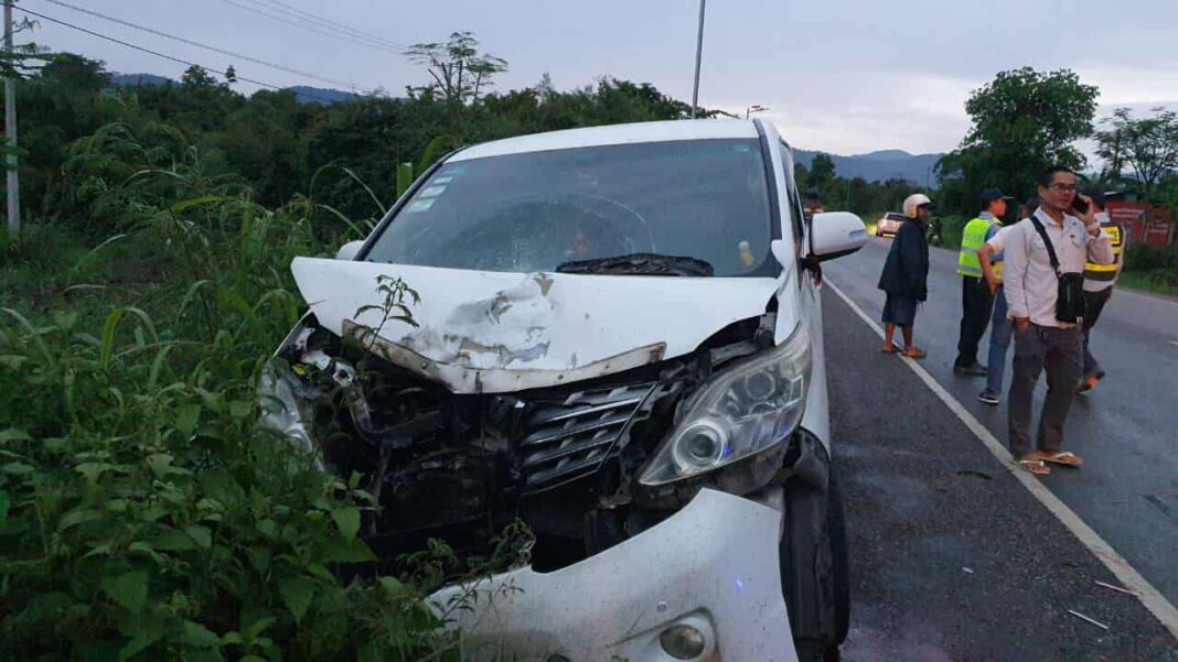 រថយន្តបុកនិស្សិតឆ្នាំទី៣ម្នាក់ស្លាប់ នៅក្រុងប៉ៃលិន