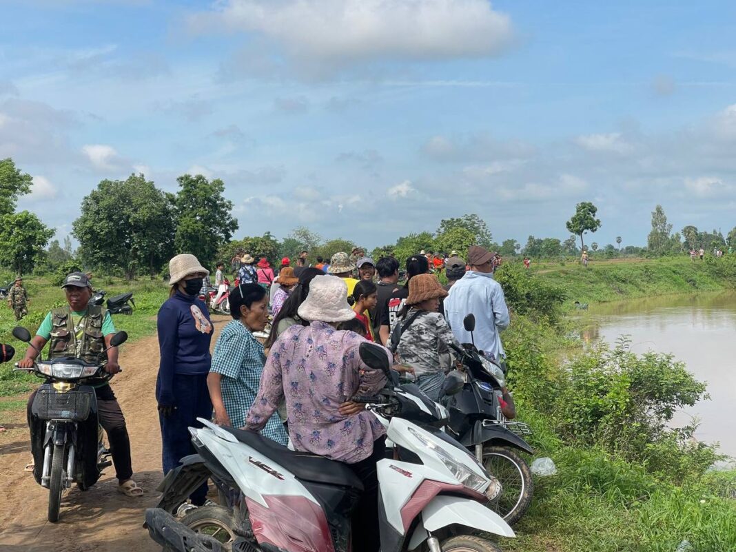 ក្មេងស្រីម្នាក់ចុះលាងដៃទឹកអូរអកុសលរអិលជើងធ្លាក់ចូលទឹកអូរនោះបាត់ខ្លួនមួយយប់ទើបរកឃើញ