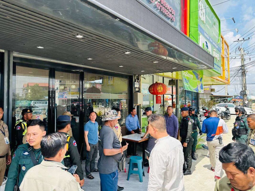 ខាងក្រៅដាក់ផ្លាកលក់«ទំនិញគ្រប់មុខ1$»តែខាងក្នុងបើកល្បែងសោះ ក្នុងខណ្ឌកំបូល