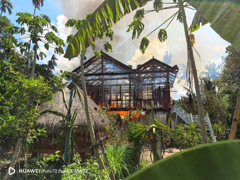 សូមប្រុងប្រយត្ន័,ឆ្លងភ្លើងសូឡាឆេះផ្ទះស្ត្រីមេម៉ាយម្នាក់នៅស្រុកកោះសូទិន